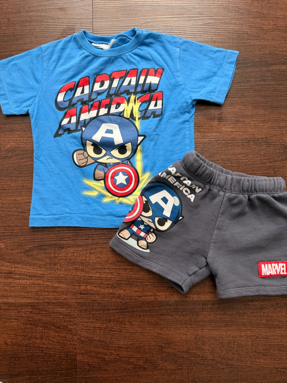 Zara Kids Gray Marvel Set
